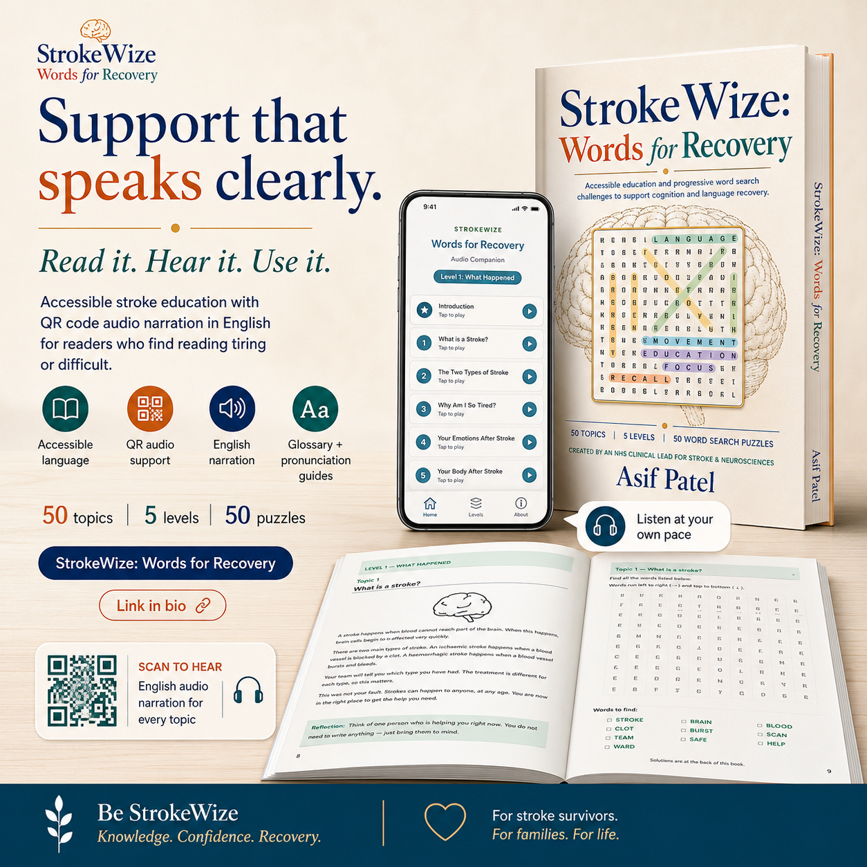 StrokeWize: Words for Recovery workbook